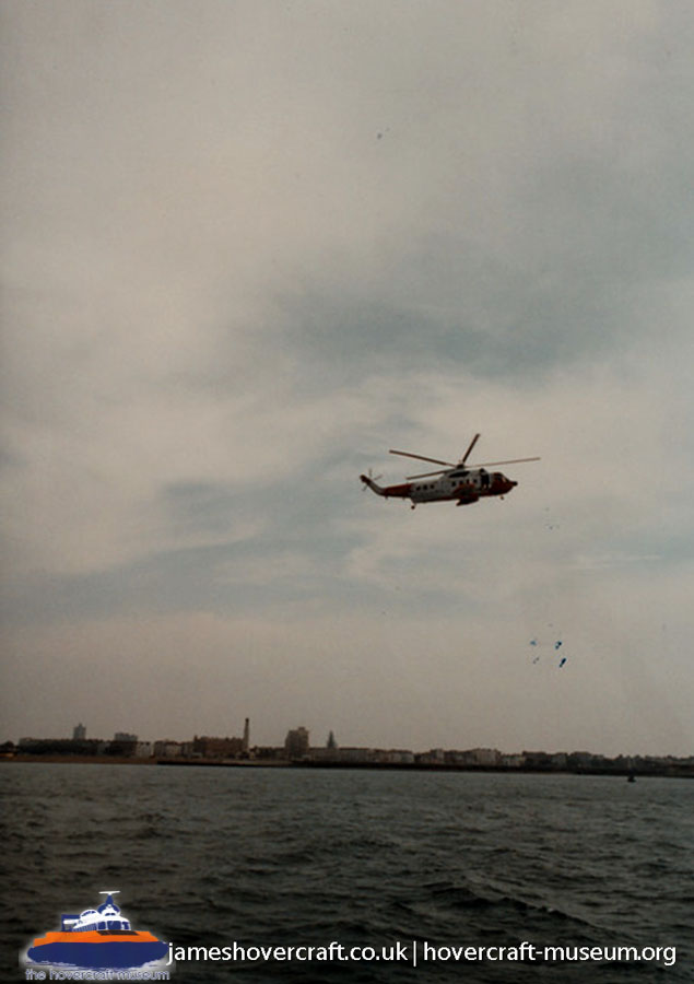 AP1-88 hovercraft promotional day by BHC -  (credit: The <a href='http://www.hovercraft-museum.org/' target='_blank'>Hovercraft Museum Trust</a>).